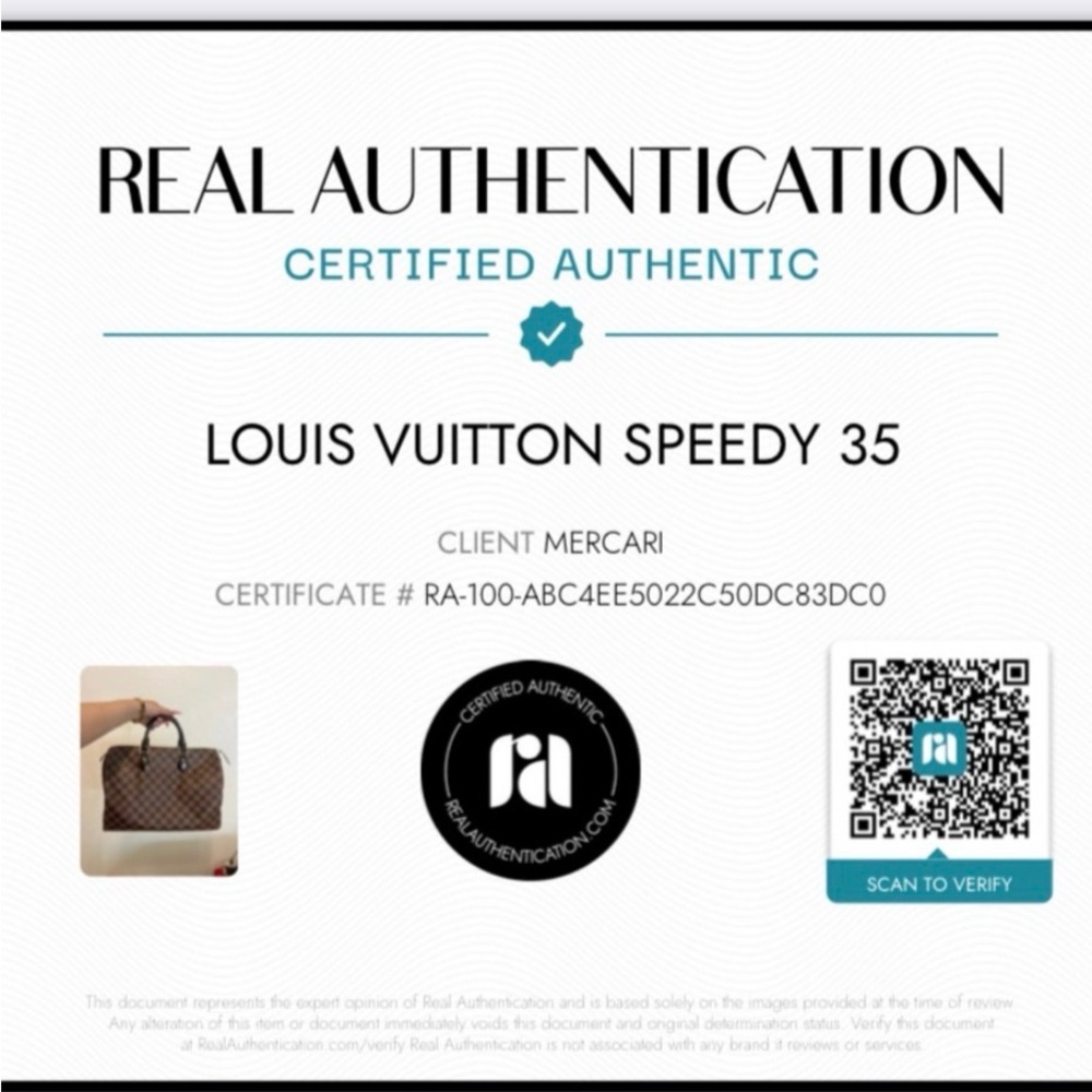 Authentic Louis Vuitton Speedy 35 - Picture 8 of 8